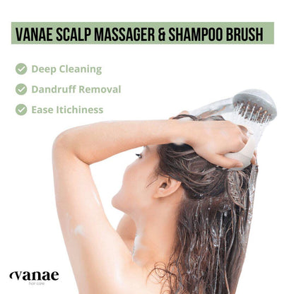 VANAE SCALP MASSAGER & SHAMPOO BRUSH