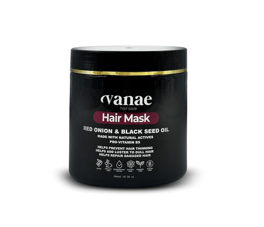 VANAE RED ONION & BLACK SEED OIL HAIR MASK