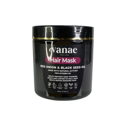 VANAE RED ONION & BLACK SEED OIL HAIR MASK