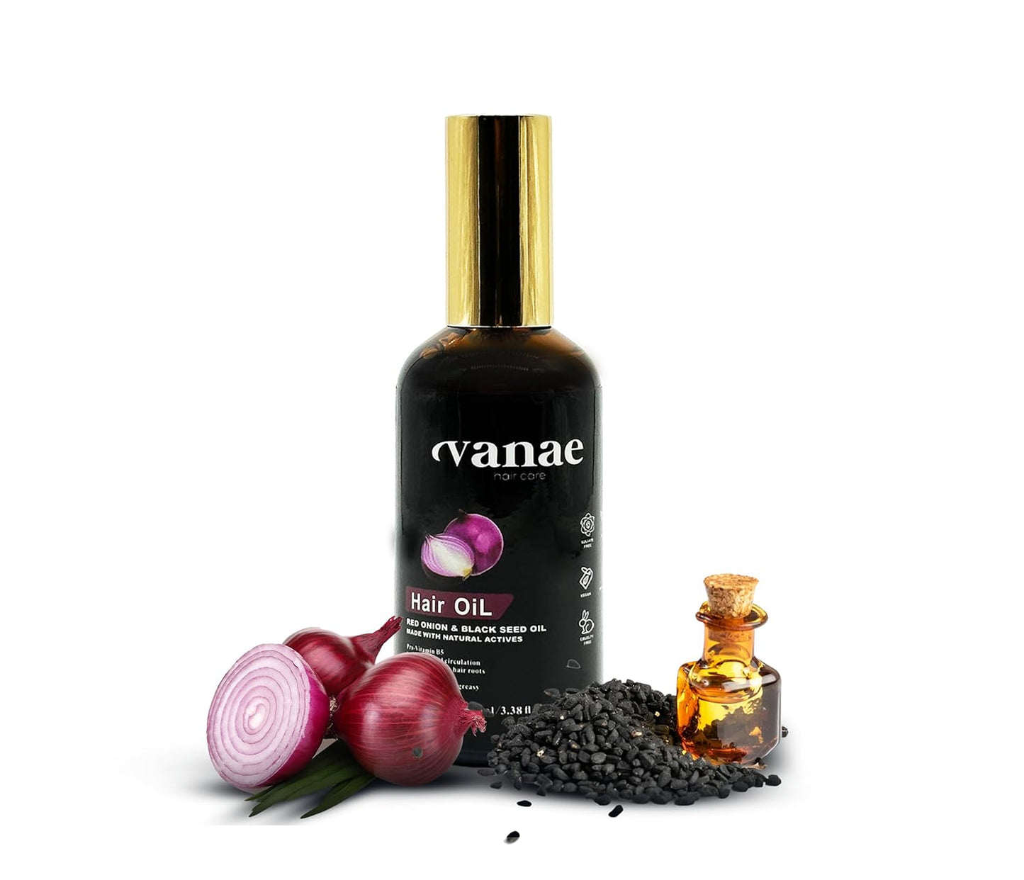 VANAE RED ONION & BLACK SEED HAIR OIL