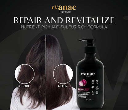 VANAE RED ONION & BLACK SEED OIL SHAMPOO