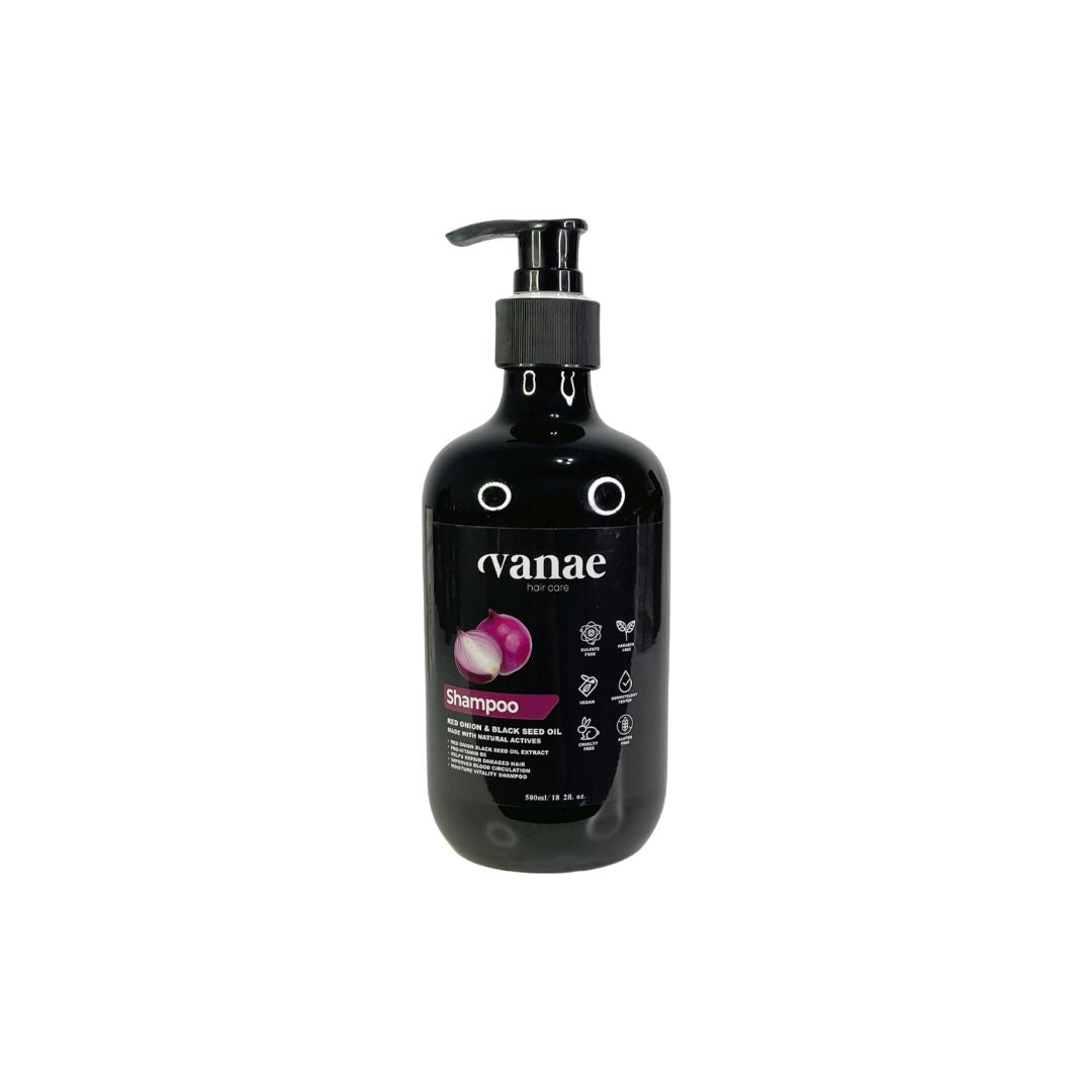 VANAE RED ONION & BLACK SEED OIL SHAMPOO